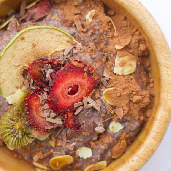 Amaranth and Chocolate Parfait