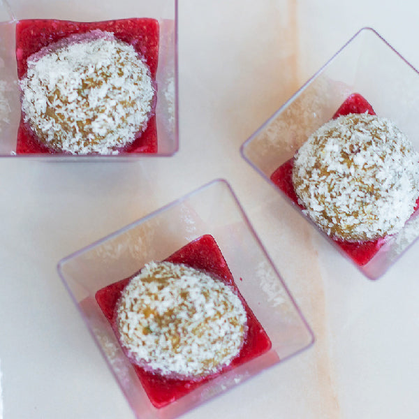 Lemon Vit C Balls, Raspberry Jam