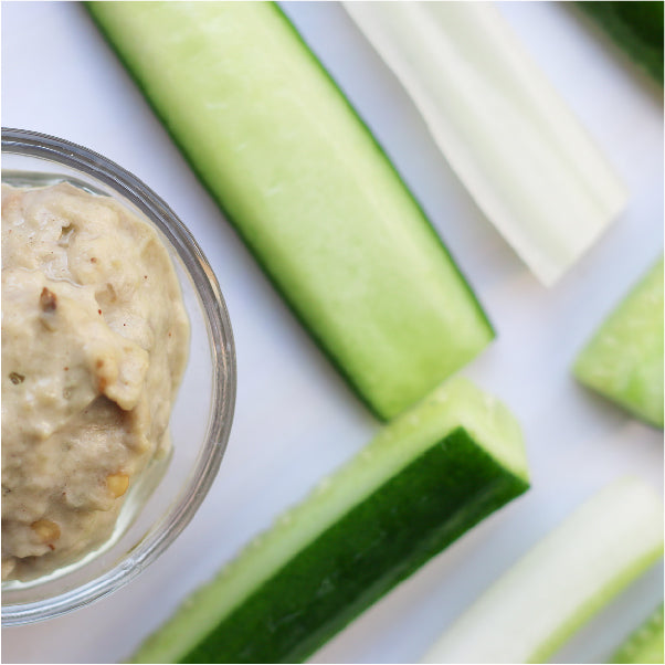 Mutabal, Celery and Cucumber