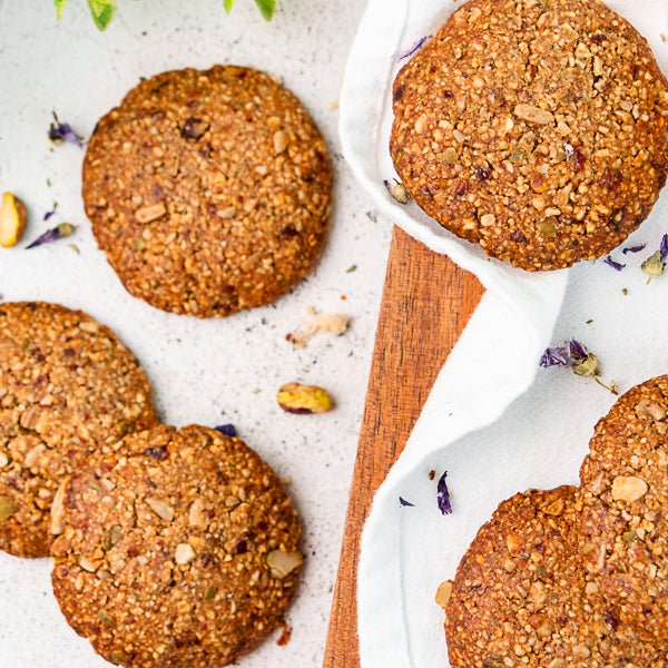 Cinnamon, Nuts and Seeds Cookies