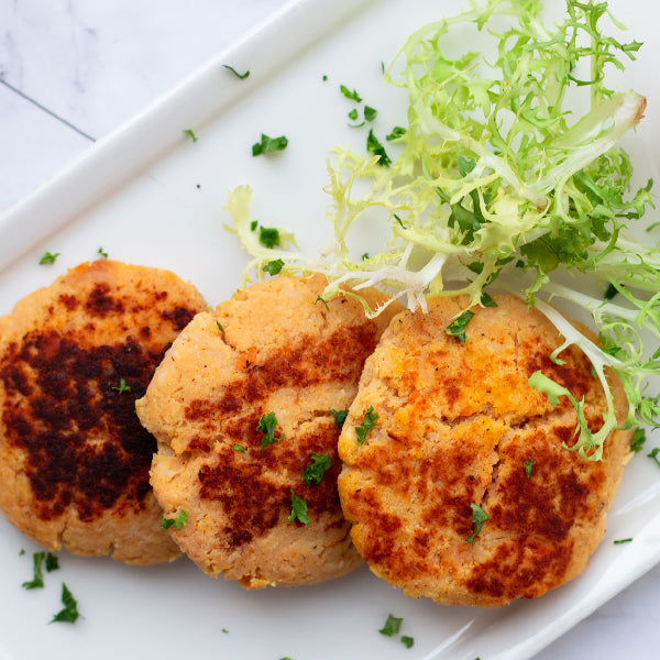 Chicken Hash Brown Patties with Tomato Sauce