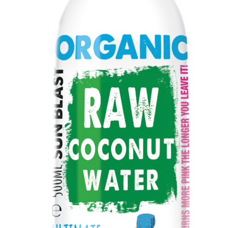 Pink organic coconut water! New beverages launched!