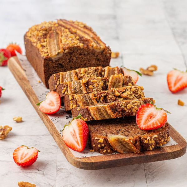 Paleo/GF Banana and Walnut Bread with Pumpkin Butter