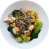 Tofu, Bok choy & Soba Noodle Bowl