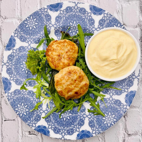 Shrimp Cakes with Paprika Ranch