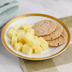 Emmental Cheese with Whole Wheat Crackers