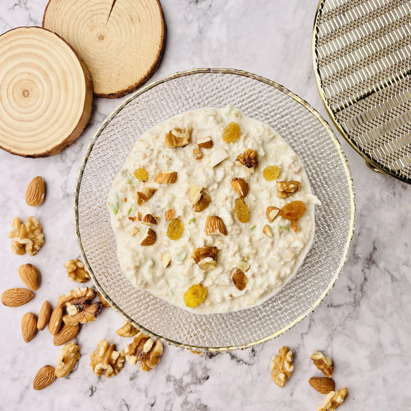 Gluten-free banana muesli with Organic almond milk