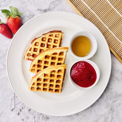 Cranberry Waffle with Greek Yoghurt