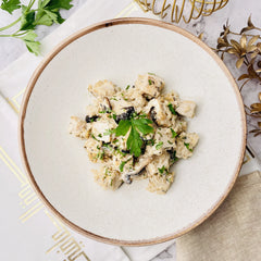 Chicken Mushroom Risotto with Broccoli & Cherry Tomato