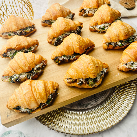 Portabello & Mix Mushroom Cheese Butter Croissants (12pcs)